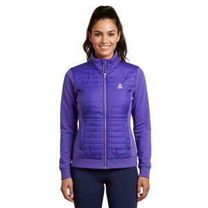 Fairway & Greene Augusta Full Zip Jacket Veronica Blue Purple Size M